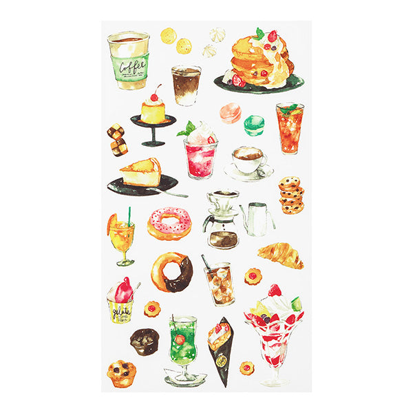 Midori Transfer Stickers for Journaling - Delicious Treats