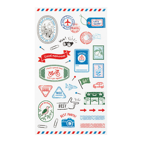 Midori Transfer Stickers for Journaling - Stamps